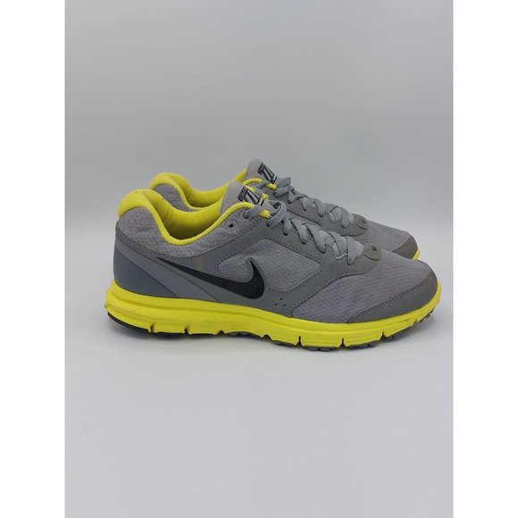 Nike Lunar fly H2O Repel Womens Size 6.5 Silver Yellow Athletic Running Shoe - Picture 5 of 11